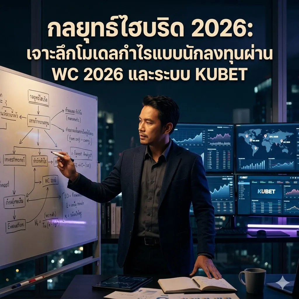 กลยุทธ์ไฮบริด 2026: เจาะลึกโมเดลกำไรแบบนักลงทุนผ่าน WC 2026 และระบบ KUBET
