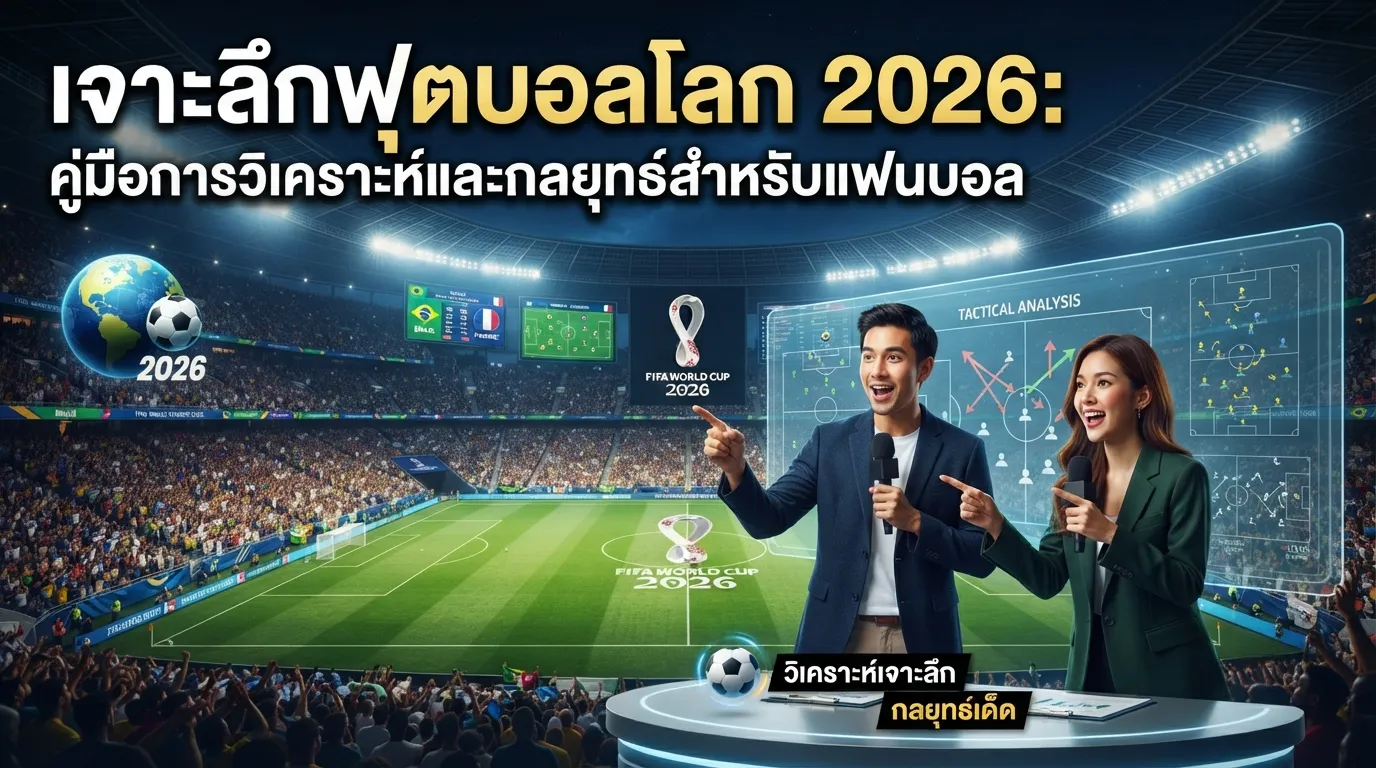 เจาะลึกฟุตบอลโลก 2026: คู่มือการวิเคราะห์และกลยุทธ์สำหรับแฟนบอล